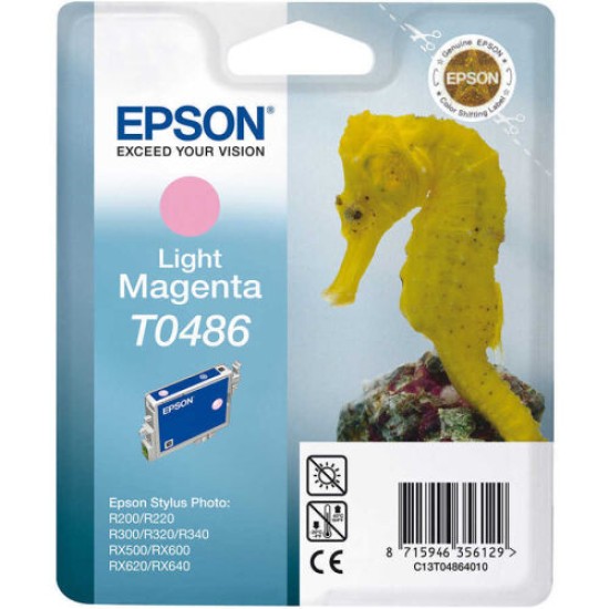 Epson C13T04864020 (T0486) Açık Kırmızı Orjinal Kartuş - Stylus Photo R200 Epson C13T04864020 (T0486) Açık Kırmızı Orjinal Kartuş - Stylus Photo R200