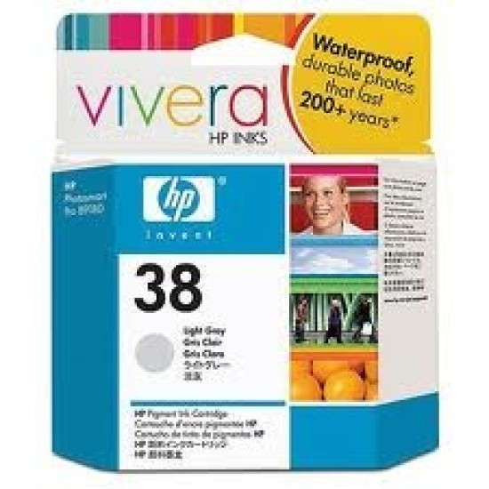 HP C9414A (38) Açık Gri Orjinal Kartuş - B9180 HP C9414A (38) Açık Gri Orjinal Kartuş - B9180