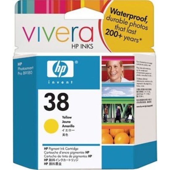 HP C9417A (38) Sarı Orjinal Kartuş - B9180 HP C9417A (38) Sarı Orjinal Kartuş - B9180