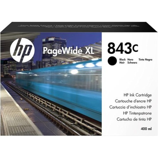 HP C1Q65A (843C) Siyah Orjinal Kartuş - PageWide XL4000 (T14708)