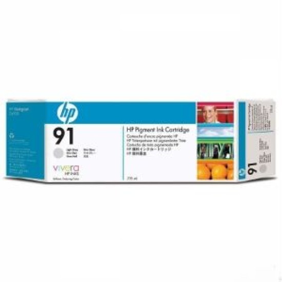 HP C9466A (91) Açık Gri Orjinal Kartuş - Designjet Z6100 HP C9466A (91) Açık Gri Orjinal Kartuş - Designjet Z6100