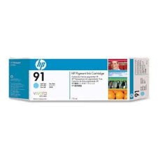 HP C9470A (91) Açık Mavi Orjinal Kartuş - Designjet Z6100 HP C9470A (91) Açık Mavi Orjinal Kartuş - Designjet Z6100