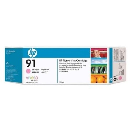 HP C9471A (91) Açık Kırmızı Orjinal Kartuş - Designjet Z6100 HP C9471A (91) Açık Kırmızı Orjinal Kartuş - Designjet Z6100