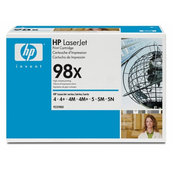 HP 92298X (98X) Siyah Orjinal Toner - LaserJet 4m / 5m (B) (T16594)