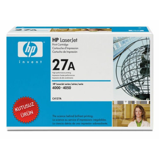 HP C4127A (27A) Siyah Orjinal Toner - LaserJet 4000 (U) (T8071)