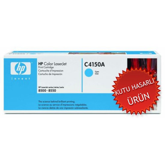 HP C4150A Mavi Orjinal Toner - LaserJet 8500 (C) (T16595)