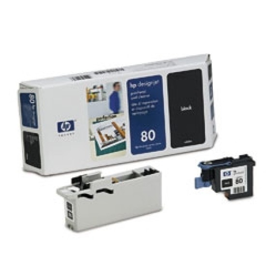 HP C4820A (80) Siyah Kafa Kartuşu + Temizleyici - DesignJet 1050C HP C4820A (80) Siyah Kafa Kartuşu + Temizleyici - DesignJet 1050C