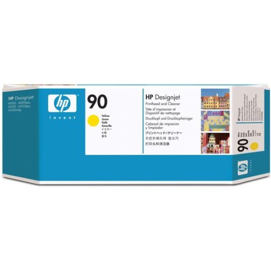 HP C5057A (90) Orjinal Sarı Kafa Kartuşu + Temizleyicisi - DesignJet 4000 (T1229) HP C5057A (90) Orjinal Sarı Kafa Kartuşu + Temizleyicisi - DesignJet 4000 (T1229)