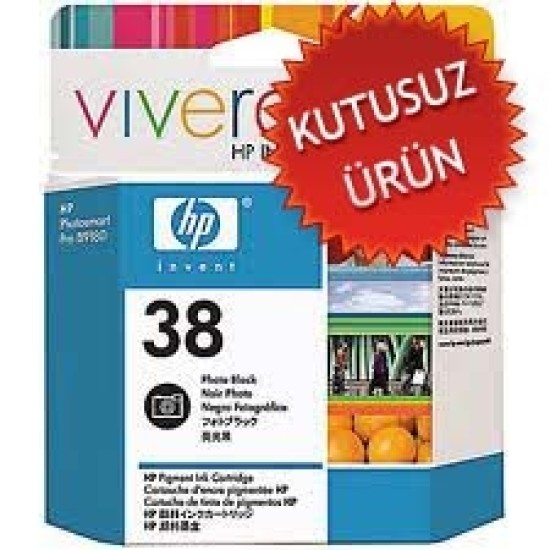 HP C9413A (38) Siyah Fotoğraf Kartuşu - B9180 (U) (T2459)