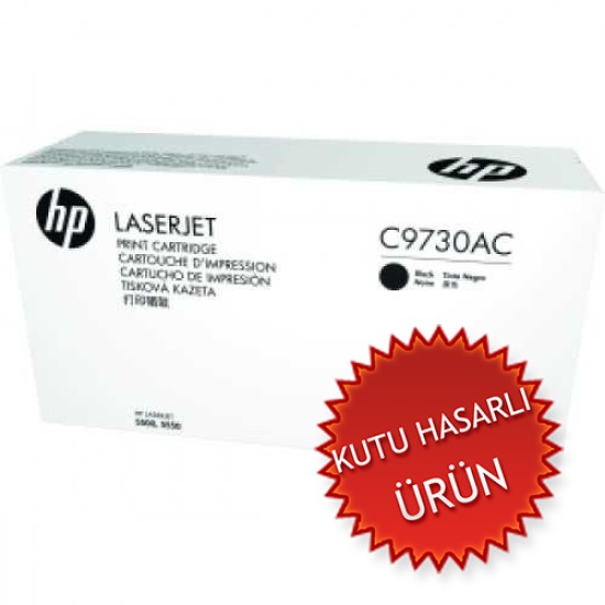 HP C9730AC (645A) Siyah Orjinal Toner - Laserjet 5500 / 5550 (C) (T7508)