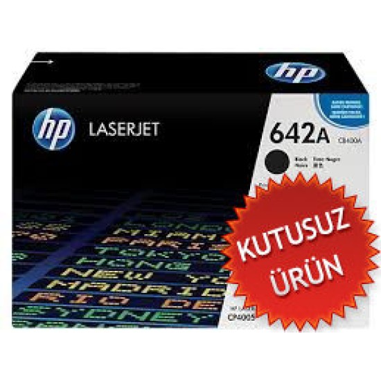 HP CB400A (642A) Siyah Orjinal Toner - LaserJet CP4005n (U) (T9056)