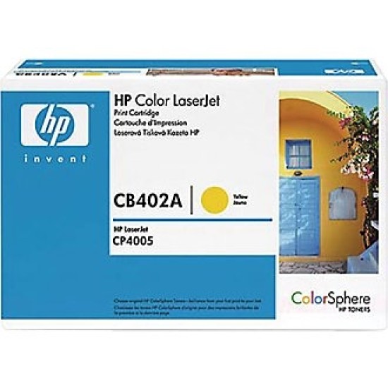 HP CB402A (642A) Sarı Orjinal Toner - LaserJet CP4005n (B) (T3915) HP CB402A (642A) Sarı Orjinal Toner - LaserJet CP4005n (B) (T3915)