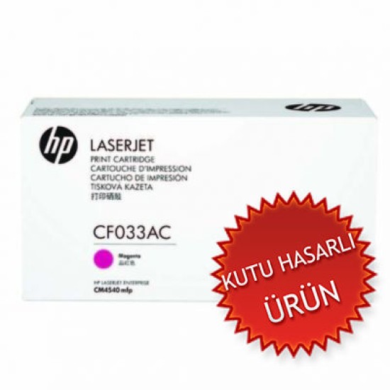HP CF033AC (646A) Kırmızı Orjinal Toner - LaserJet CM4540 (C) (T16584)