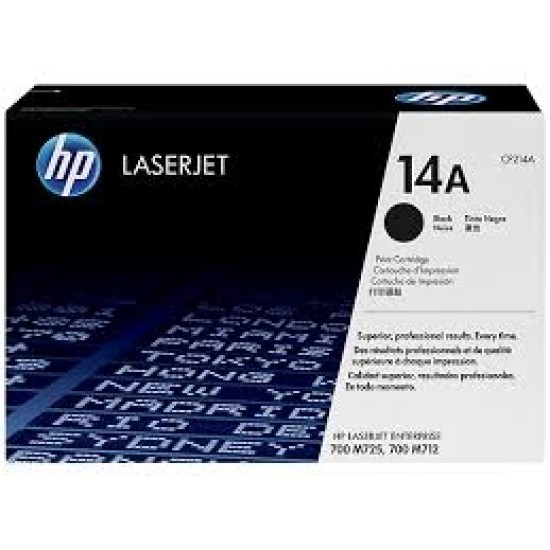 HP CF214A (14A) Siyah Orjinal Toner - LaserJet M712dn / M725dn (T3296) HP CF214A (14A) Siyah Orjinal Toner - LaserJet M712dn / M725dn (T3296)
