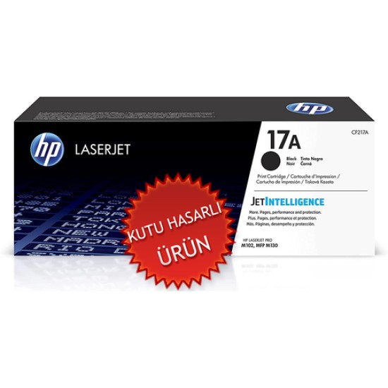 HP CF217A (17A) Siyah Orjinal Toner - M102 / M130 (C) HP CF217A (17A) Siyah Orjinal Toner - M102 / M130 (C)