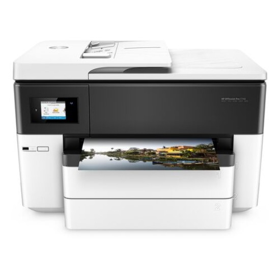 HP G5J38A (Pro 7740) Officejet Fotokopi + Tarayıcı + Faks + Ethernet + Wifi + Çok Fonksiyonlu A3 Mürekkep Yazıcı (T13572)