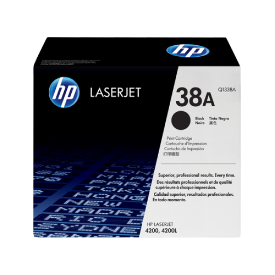 HP Q1338A (38A) Siyah Orjinal Toner - LaserJet 4200 (T9111)