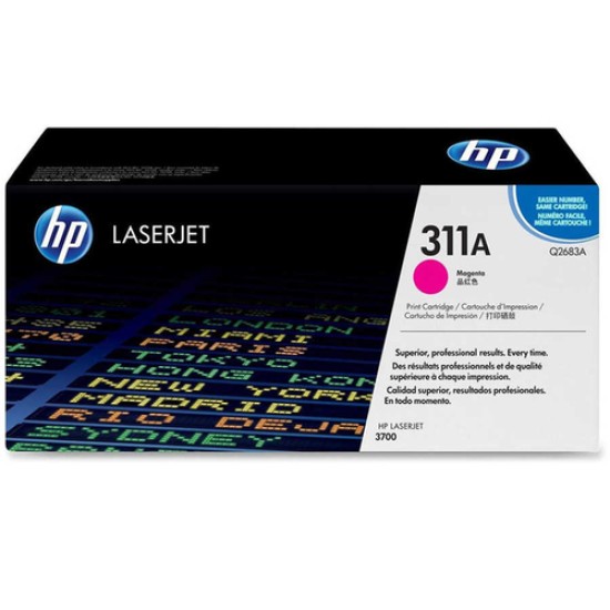 HP Q2683A (311A) Kırmızı Orjinal Toner - LaserJet 3700 HP Q2683A (311A) Kırmızı Orjinal Toner - LaserJet 3700