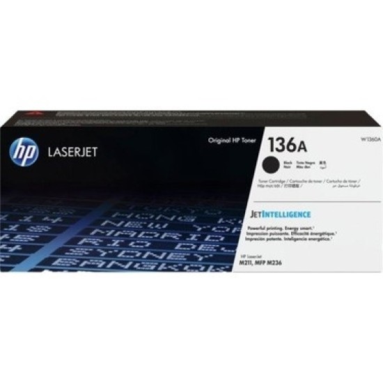 HP W1360A (136A) Siyah Orjinal Toner - LaserJet M211d / MFP M236d (T16875)