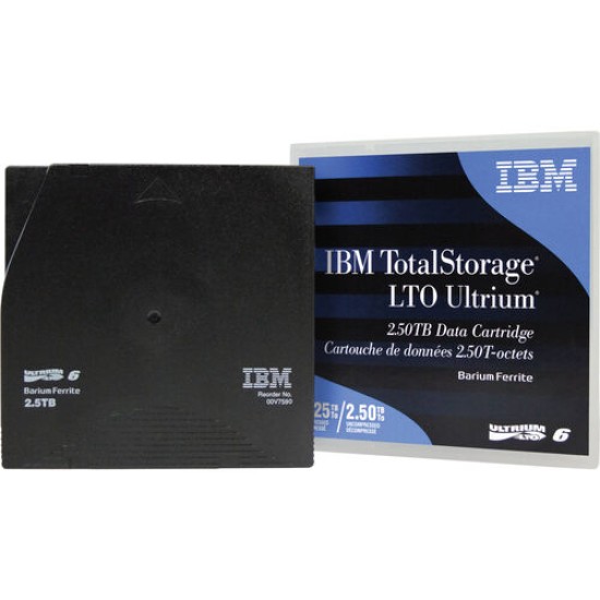 IBM 00V7590 LTO-6 Storage LTO Ultrium Data Kartuş IBM 00V7590 LTO-6 Storage LTO Ultrium Data Kartuş