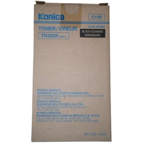 Konica Minolta TN-302K (960846) Siyah Orjinal Toner - 8020 / 8031 (T16098)