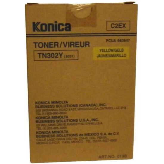 Konica Minolta TN-302Y (960847) Sarı Orjinal Toner - 8020 / 8031 (T16096)