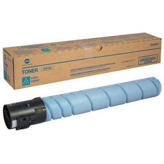 Konica Minolta TN-512C (A33K452) Mavi Orjinal Toner - Bizhub C454 / C554 (T9490)