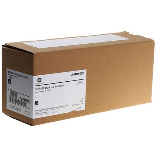 Konica Minolta TNP-53 (AADW050) Siyah Orjinal Toner - Bizhub 4702P (T16737)