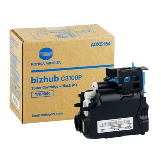 Konica Minolta TNP-50BK (A0X5154) Siyah Orjinal Toner - C3100P (T15013) Konica Minolta TNP-50BK (A0X5154) Siyah Orjinal Toner - C3100P (T15013)