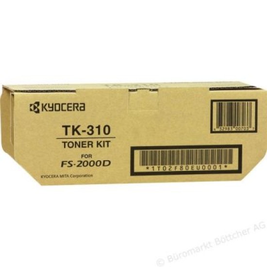 Kyocera TK-310 (1T02F80EU0) Siyah Orjinal Toner - FS-2000 (T3173) Kyocera TK-310 (1T02F80EU0) Siyah Orjinal Toner - FS-2000 (T3173)