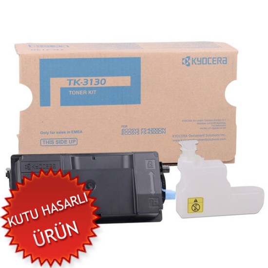 Kyocera TK-3130 (1T02LV0NL0) Orjinal Toner - FS-4200 / FS-4300 (C) (T11253) Kyocera TK-3130 (1T02LV0NL0) Orjinal Toner - FS-4200 / FS-4300 (C) (T11253)