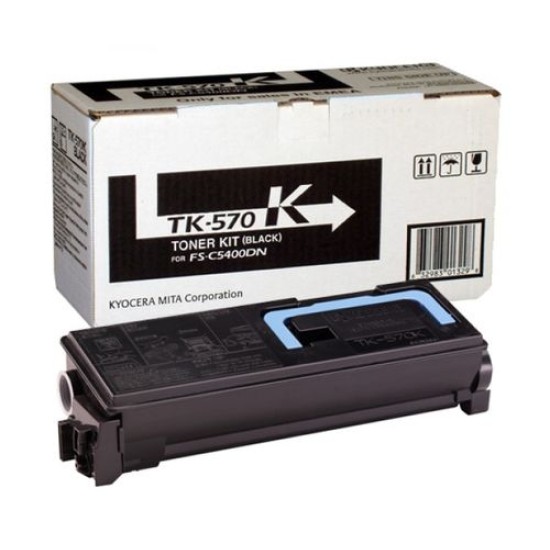 Kyocera TK-570K (1T02HG0EU0) Siyah Orjinal Toner - FS-C5400DN / P7035CDN Kyocera TK-570K (1T02HG0EU0) Siyah Orjinal Toner - FS-C5400DN / P7035CDN