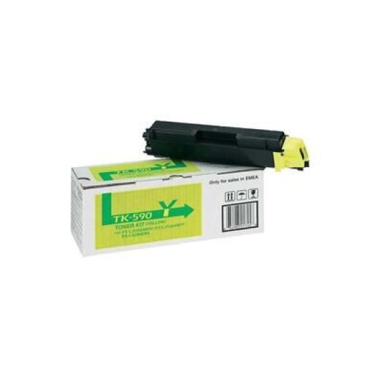 Kyocera TK-590Y (1T02KVANL0) Sarı Orjinal Toner - FS-C2026 / C2126 (T3281) Kyocera TK-590Y (1T02KVANL0) Sarı Orjinal Toner - FS-C2026 / C2126 (T3281)