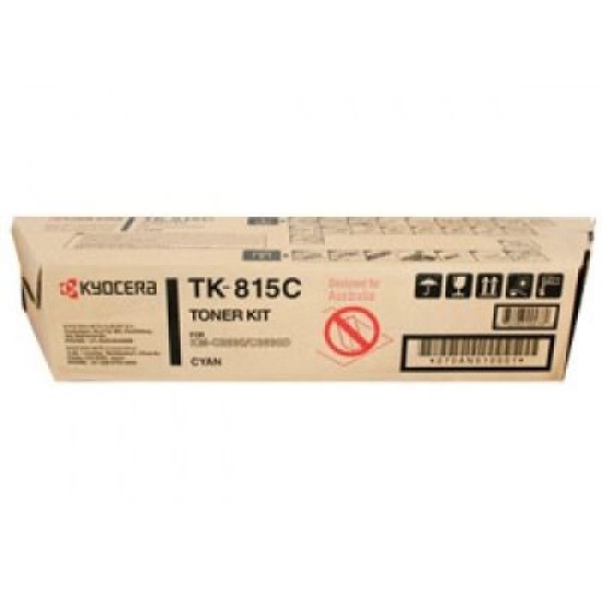Kyocera TK-815C (370AN510) Mavi Orjinal Toner - KM-C2630 / C2630D Kyocera TK-815C (370AN510) Mavi Orjinal Toner - KM-C2630 / C2630D