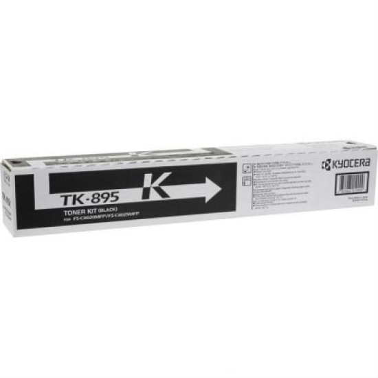 Kyocera TK-895K (1T02K00NL0) Siyah Orjinal Toner - FS-C8020MFP Kyocera TK-895K (1T02K00NL0) Siyah Orjinal Toner - FS-C8020MFP
