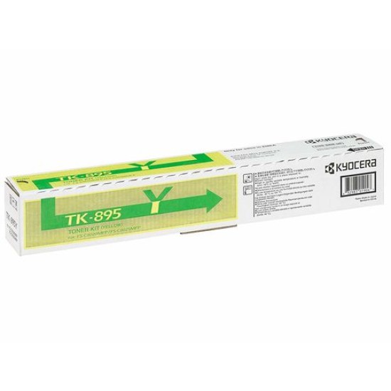 Kyocera TK-895Y (1T02K0ANL0) Sarı Orjinal Toner - FS-C8020MFP Kyocera TK-895Y (1T02K0ANL0) Sarı Orjinal Toner - FS-C8020MFP