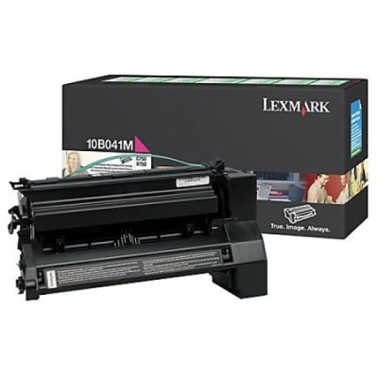 Lexmark 10B041M Kırmızı Orjinal Toner - C750 / X750 Lexmark 10B041M Kırmızı Orjinal Toner - C750 / X750