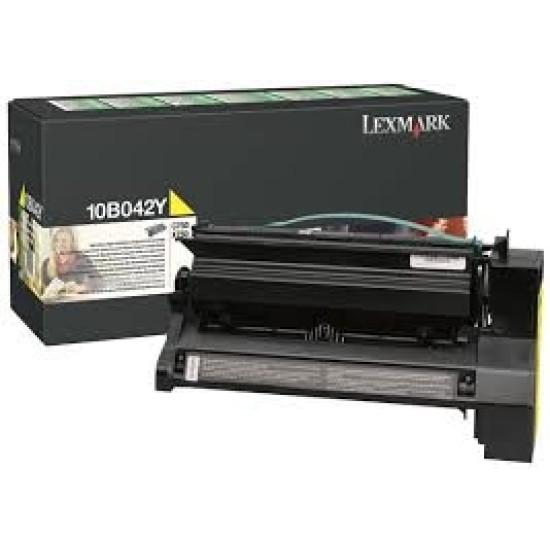 Lexmark 10B042Y Sarı Orjinal Toner Yüksek Kapasite - C750 / X750 Lexmark 10B042Y Sarı Orjinal Toner Yüksek Kapasite - C750 / X750