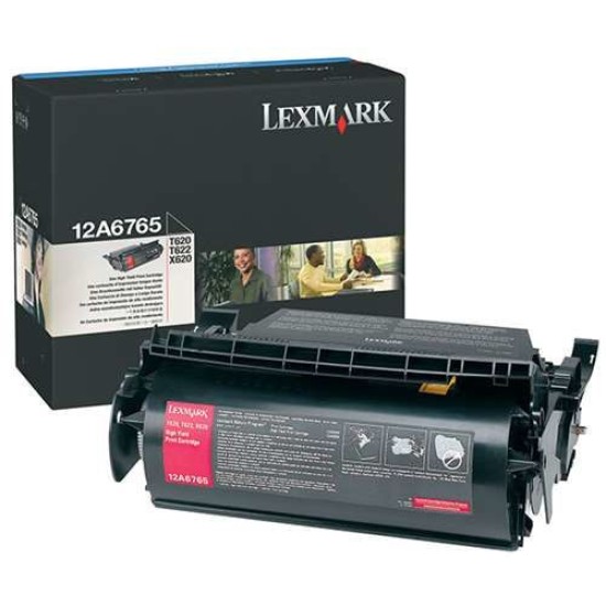 Lexmark 12A6765 Siyah Orjinal Toner - T620 / T622 Lexmark 12A6765 Siyah Orjinal Toner - T620 / T622