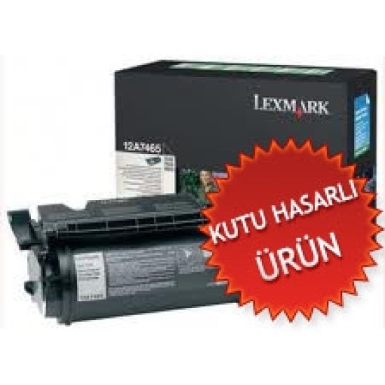 Lexmark 12A7465 Orjinal Siyah Toner - T630 / T632 (C) (T4339)