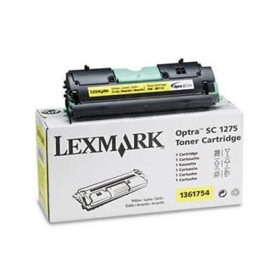 Lexmark 1361754 Sarı Orjinal Toner - SC-1275 Lexmark 1361754 Sarı Orjinal Toner - SC-1275