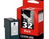 Lexmark 18CX032E / 18C0032E (32) Siyah Orjinal Kartuş - X3350 Lexmark 18CX032E / 18C0032E (32) Siyah Orjinal Kartuş - X3350