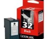 Lexmark 18CX032E / 18C0032E (32) Siyah Orjinal Kartuş - X3350 Lexmark 18CX032E / 18C0032E (32) Siyah Orjinal Kartuş - X3350