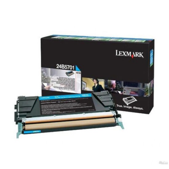 Lexmark 24B5701 Mavi Orjinal Toner - XS748DE / XS740 Lexmark 24B5701 Mavi Orjinal Toner - XS748DE / XS740