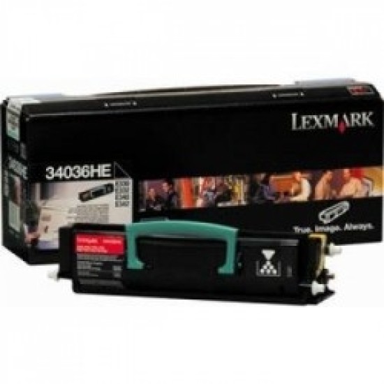 Lexmark 34036HE Siyah Orjinal Toner - E330 / E332 Lexmark 34036HE Siyah Orjinal Toner - E330 / E332