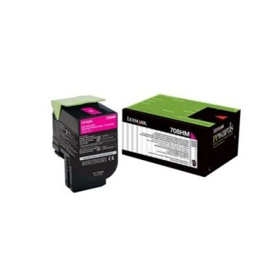 Lexmark 70C8HM0 (708HM) Kırmızı Orjinal Toner - CS310 / CS410 Lexmark 70C8HM0 (708HM) Kırmızı Orjinal Toner - CS310 / CS410