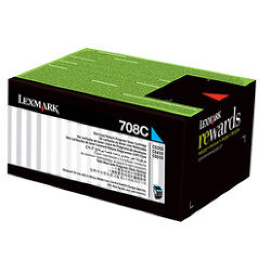 Lexmark 70C8XC0 (708XC) Mavi Orjinal Toner - CS510 Lexmark 70C8XC0 (708XC) Mavi Orjinal Toner - CS510