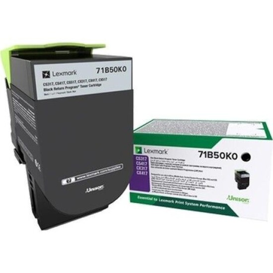 Lexmark 71B50K0 Siyah Orjinal Toner - CS317 / CS417 (T12509)