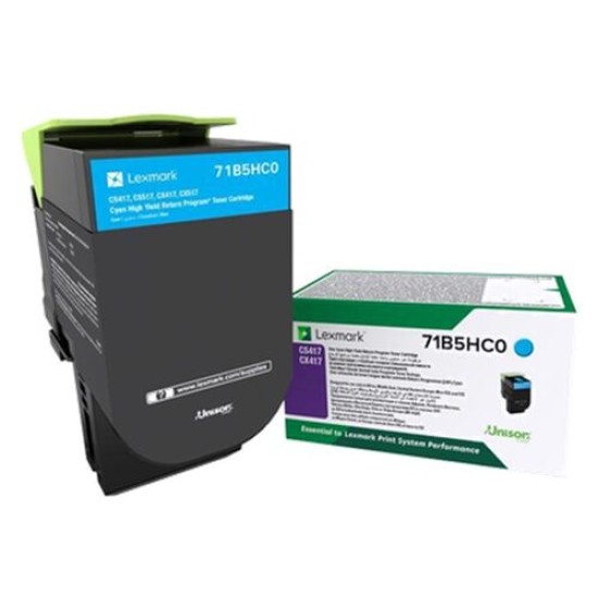Lexmark 71B5HC0 Mavi Orjinal Toner - CS417 / CS517 (T12836)