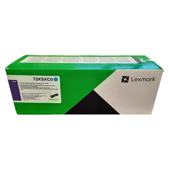 Lexmark 72K5XC0 Mavi Orjinal Toner Ekstra Yüksek Kapasite - CS820 (T12840)